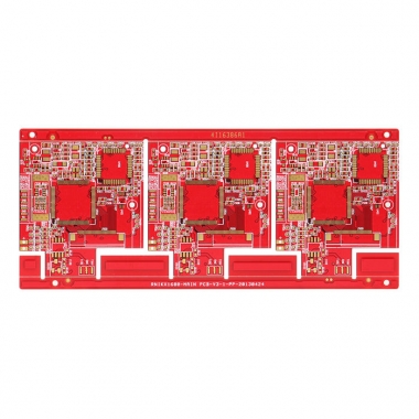 4 layers red PCB